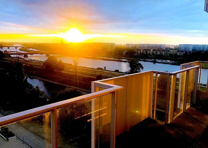 Apartament Z Tarasem I Widokiem Na Odre